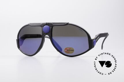 Carrera 5586 Faltbare Kevlar Sonnenbrille, enorm hochwertige Carrera Sport-Sonnenbrille, Passend für Herren