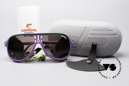Carrera 5544 Sports Glacier Sonnenbrille, ungetragen (wie alle unsere vintage Carrera SportBrillen), Passend für Herren und Damen