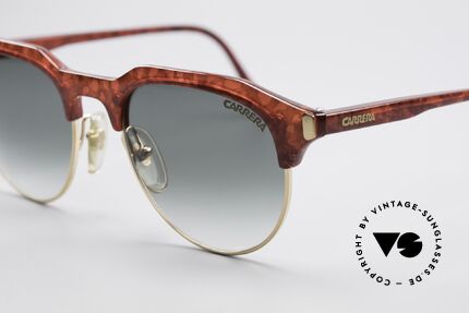 Carrera 5364 Panto Vintage Sonnenbrille, elegante Gläser in grün-Verlauf für 100% UV Schutz, Passend für Herren
