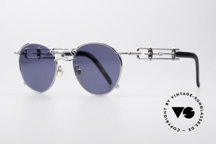 Jean Paul Gaultier 56-0174 Steampunk Sonnenbrille 90er, Kultobjekt, auch gerne als 'Steampunk-Brille' bezeichnet, Passend für Herren und Damen
