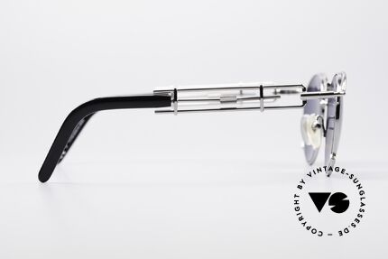Jean Paul Gaultier 56-0174 Steampunk Sonnenbrille 90er, ungetragenes Einzelstück inkl. original J.P. Gaultier Etui, Passend für Herren und Damen