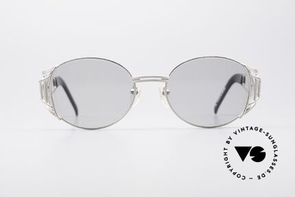 Jean Paul Gaultier 58-6102 Steampunk Vintage Brille, Designer-Sonnenbrille von 1997 in Titanium-Grau, Passend für Herren und Damen Jean Paul Gaultier 58-6102 Steampunk Vintage Brille, Designer-Sonnenbrille von 1997 in Titanium-Grau, Passend für Herren und Damen