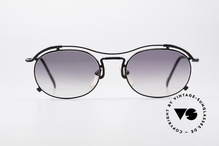 Jean Paul Gaultier 55-2170 Vintage JPG Sonnenbrille, schwungvolle Rahmenkonstruktion; ein Hingucker!, Passend für Herren und Damen