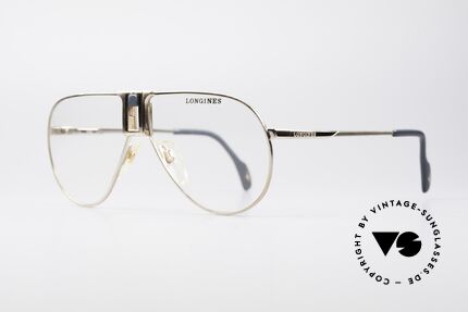 Longines 0154 Echte 80er Aviator Brille, vintage Luxusbrille for Gentlemen; purer Lifestyle!, Passend für Herren