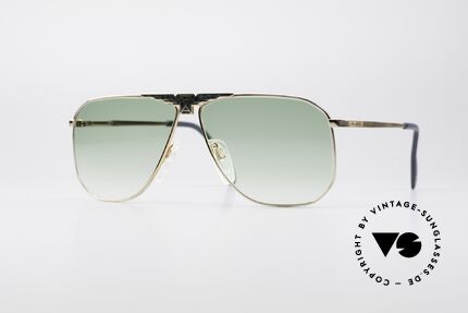 Longines 0155 80er Designer Sonnenbrille, hochwertige vintage Sonnenbrille von LONGINES, Passend für Herren