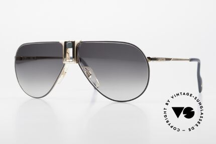 Longines 0154 80er Aviator Sonnenbrille, sehr edler Rahmen mit Federscharnieren by Metzler, Passend für Herren