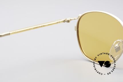 Jean Paul Gaultier 55-1271 Vergoldete Kleine Brille, unbenutzt (wie alle unsere vintage Gaultier Originale), Passend für Herren und Damen Jean Paul Gaultier 55-1271 Vergoldete Kleine Brille, unbenutzt (wie alle unsere vintage Gaultier Originale), Passend für Herren und Damen