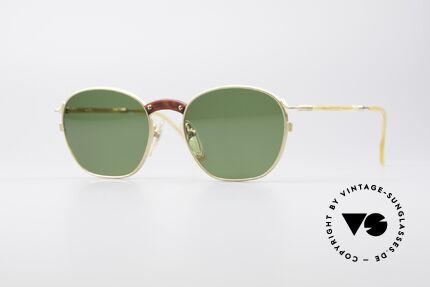 Jean Paul Gaultier 55-1271 Vergoldete JPG Sonnenbrille Details