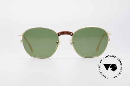 Jean Paul Gaultier 55-1271 Vergoldete JPG Sonnenbrille, sehr leichter Rahmen & entsprechend hoher Komfort, Passend für Herren und Damen