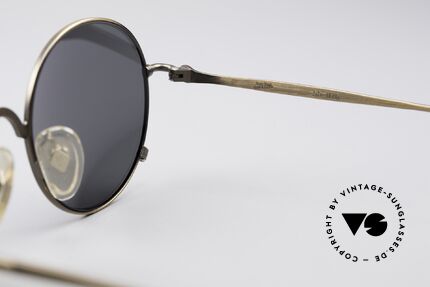 Jean Paul Gaultier 55-1176 Runde Polarisierende Brille, graue polarisierende Gläser (für 100% UV Protection), Passend für Herren und Damen