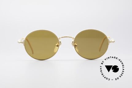 Jean Paul Gaultier 55-6109 Vergoldete Brille Polarisierend, vergoldete (gold plated) Fassung (SMALL Gr. 46/19), Passend für Herren und Damen