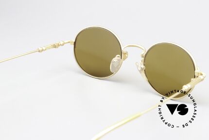 Jean Paul Gaultier 55-6109 Mattgold Und Polarisierend, KEINE RETRObrille, ein kostbares ORIGINAL von 1997, Passend für Herren und Damen