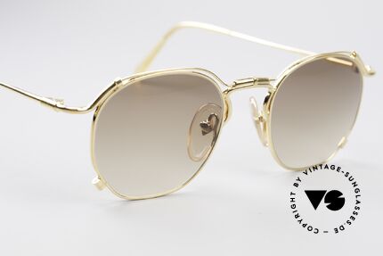 Jean Paul Gaultier 55-2171 Vergoldete Designerbrille, KEINE Retrobrille, sondern ein altes Original von 1994, Passend für Herren und Damen