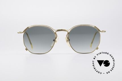 Jean Paul Gaultier 55-2171 90er Vintage Sonnenbrille, sehr leichtes Gestell mit vielen kleinen Design-Details, Passend für Herren und Damen