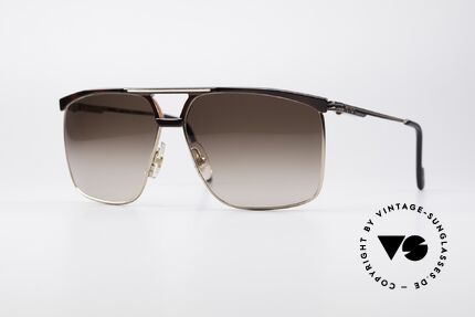 Ferrari F35 Alutanium 80er Sonnenbrille, sehr maskuline Ferrari vintage Herren-Sonnenbrille, Passend für Herren
