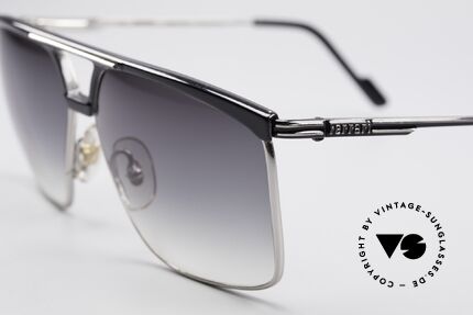 Ferrari F35 80er Herren Sonnenbrille, Sonnengläser in grau-Verlauf; 100% UV Protection, Passend für Herren