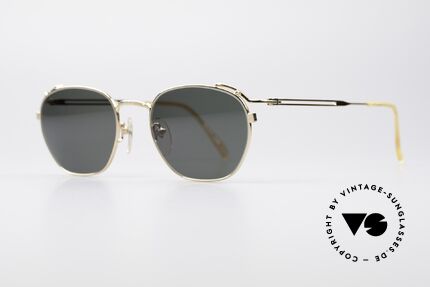 Jean Paul Gaultier 55-3173 Gold-Plated Sonnenbrille, tolle Metallarbeiten: die Fassung ist 22kt vergoldet, Passend für Herren und Damen