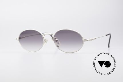 Jean Paul Gaultier 55-6108 Ovale Vintage Sonnenbrille, ovale Jean Paul Gaultier Sonnenbrille von circa 1998, Passend für Herren und Damen
