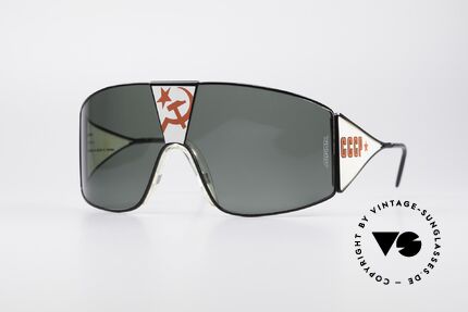 Alpina Talking Glasses Glasnost Gorbatschow Brille, extrem selten Alpina Sonnenbrille von ca. 1989, Passend für Herren und Damen