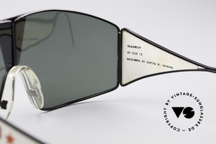 Alpina Talking Glasses Glasnost Gorbatschow Brille, 30 Jahre altes Unikat mit polarisierender Scheibe, Passend für Herren und Damen