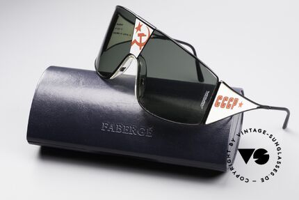 Alpina Talking Glasses Glasnost Gorbatschow Brille, Größe: medium, Passend für Herren und Damen