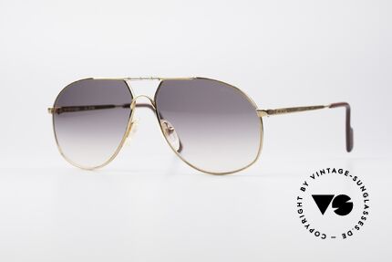 Alpina 704 Herren Piloten Sonnenbrille, legendäre Alpina Designersonnenbrille aus den 90ern, Passend für Herren