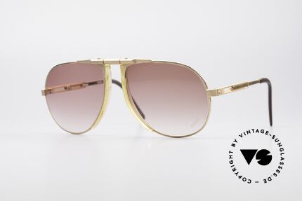 Willy Bogner 7004 Einstellbare 80er Sonnenbrille, die Bestseller Sonnenbrille vom Ski-Ass Willy Bogner, Passend für Herren