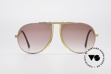 Willy Bogner 7004 Einstellbare 80er Sonnenbrille, stufenlos verstellbare Eschenbach-Bügel (1A Komfort), Passend für Herren