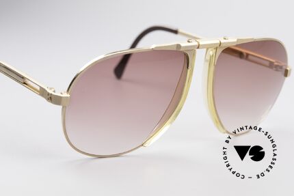 Willy Bogner 7004 Einstellbare 80er Sonnenbrille, ungetragen (wie alle unsere W. BOGNER Sonnenbrillen), Passend für Herren