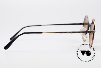 Jean Paul Gaultier 55-9671 Runde 90er JPG Sonnenbrille, der Rahmen kann ggf. auch optisch verglast werden, Passend für Herren und Damen Jean Paul Gaultier 55-9671 Runde 90er JPG Sonnenbrille, der Rahmen kann ggf. auch optisch verglast werden, Passend für Herren und Damen