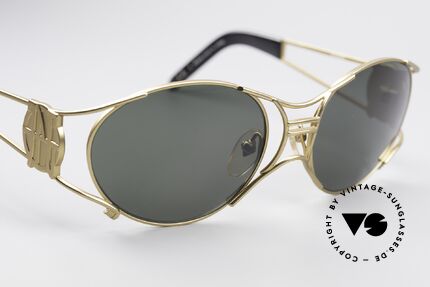 Jean Paul Gaultier 58-6101 90er Steampunk Sonnenbrille, ungetragenes Original (Hingucker & Sammlerstück), Passend für Herren und Damen