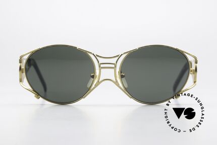 Jean Paul Gaultier 58-6101 90er Steampunk Sonnenbrille, seltene Jean Paul GAULTIER Designer-Sonnenbrille, Passend für Herren und Damen