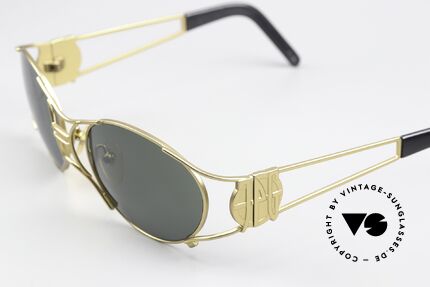 Jean Paul Gaultier 58-6101 90er Steampunk Sonnenbrille, herausragende Fertigungsqualität; made in JAPAN, Passend für Herren und Damen