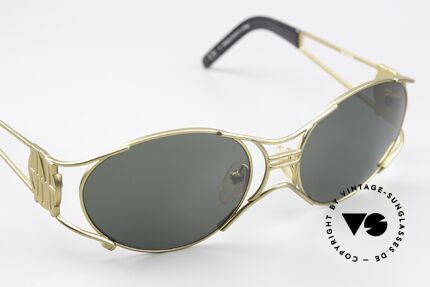Jean Paul Gaultier 58-6101 90er Steampunk Sonnenbrille, ungetragenes Original (Hingucker & Sammlerstück), Passend für Herren und Damen