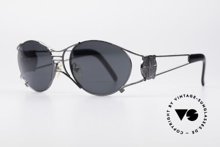 Jean Paul Gaultier 58-6101 Steampunk 90er Sonnenbrille, daher häufig auch als "Steampunk Brille" bezeichnet, Passend für Herren und Damen