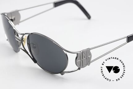 Jean Paul Gaultier 58-6101 Steampunk 90er Sonnenbrille, herausragende Fertigungsqualität; made in JAPAN, Passend für Herren und Damen