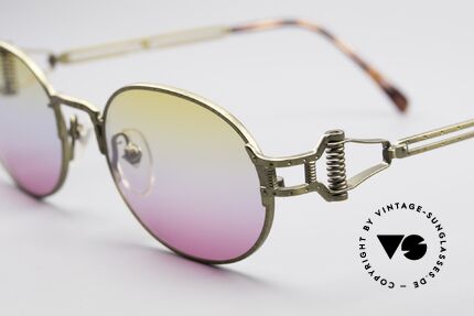 Jean Paul Gaultier 55-5110 Steampunk Designer Brille, die Fassung ist natürlich auch optisch verglasbar, Passend für Herren und Damen