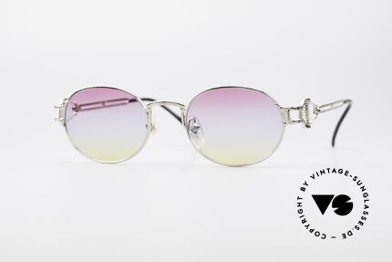 Jean Paul Gaultier 55-5110 Steampunk Vintage Brille, außergewöhnliche Jean Paul Gaultier 90er Brille, Passend für Herren und Damen