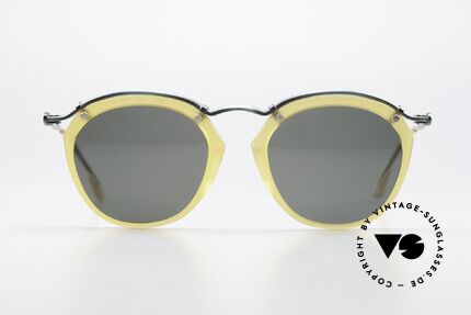 Jean Paul Gaultier 56-1273 Panto Style Sonnenbrille 90er, Gaultiers Interpretation einer Panto-Sonnenbrille, Passend für Herren und Damen