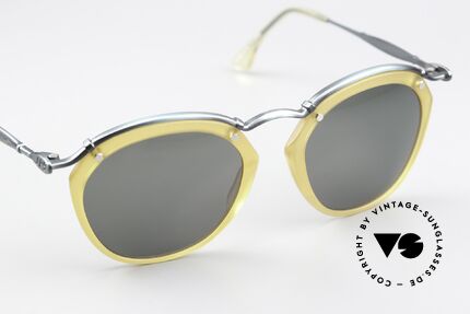 Jean Paul Gaultier 56-1273 Panto Style Sonnenbrille 90er, ungetragen (wie alle unsere vintage J.P.G. Brillen), Passend für Herren und Damen