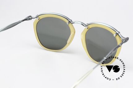 Jean Paul Gaultier 56-1273 Panto Style Sonnenbrille 90er, KEINE Retro-Mode; ein ca. 30 Jahre altes Original!, Passend für Herren und Damen