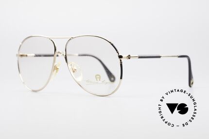 Aigner EA6 Echte 80er Brillenfassung, wahre Luxus-Brille mit Seriennr.; kostbar & selten, Passend für Herren und Damen