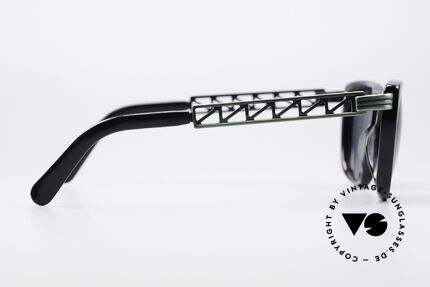 Jean Paul Gaultier 56-0272 Steampunk 90er Sonnenbrille, Fassung kann ggf. auch optisch verglast werden, Passend für Herren und Damen