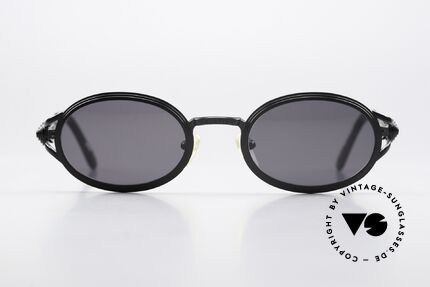Jean Paul Gaultier 56-7114 Ovale Steampunk  JPG Brille, vintage Gaultier Sonnenbrille aus den frühen 90ern, Passend für Herren und Damen