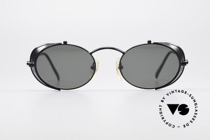 Jean Paul Gaultier 56-1175 Seitenscheiben Sonnenbrille, 'Steampunk-Sonnenbrille' des exzentrischen Designers, Passend für Herren und Damen