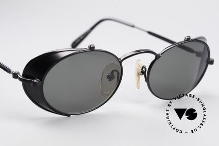 Jean Paul Gaultier 56-1175 Seitenscheiben Sonnenbrille, ungetragenes Einzelstück für Kunst- und Modeliebhaber, Passend für Herren und Damen