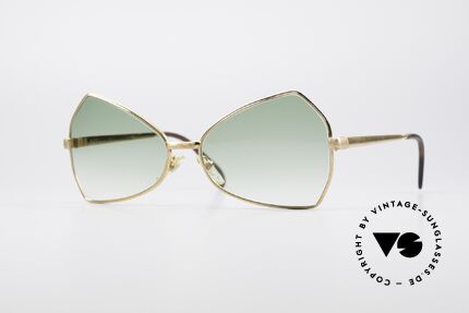Hampel 6210 Pucci Schmetterling Sonnenbrille, vintage Sonnenbrille in Form eines Schmetterlings, Passend für Damen