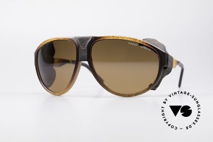 Cebe Dakar Jungle 910 Rennfahrer Vintage Brille, vintage Cebe Sportbrille für den extremen Einsatz, Passend für Herren und Damen