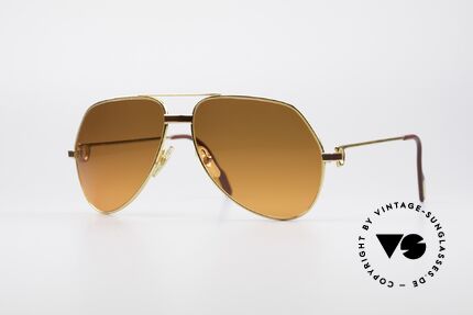 Cartier Vendome Laque - L Luxus 80er Sonnenbrille Details