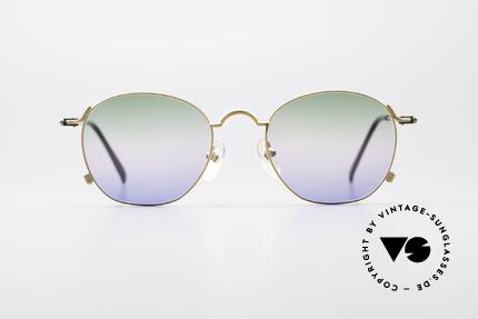 Jean Paul Gaultier 55-0171 90er Panto Style Brille, panto Metall-Fassung; sehr leicht und komfortabel, Passend für Herren und Damen